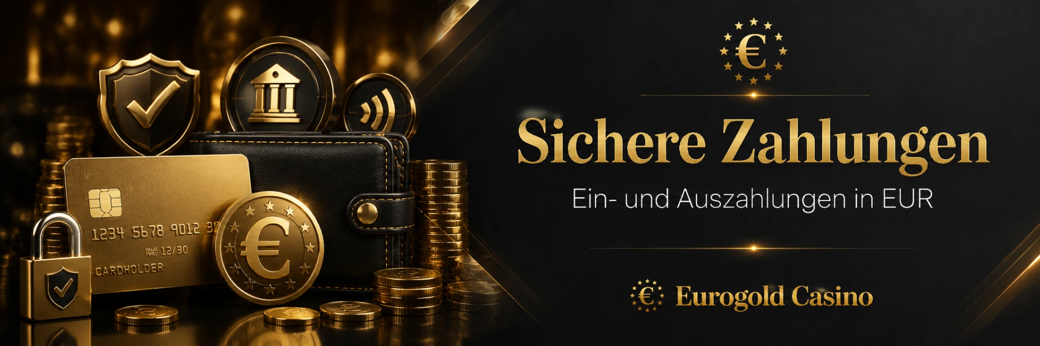 Eurogold Casino sichere Zahlungen in EUR
